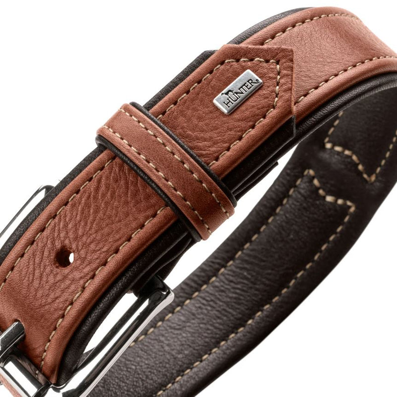 Halsband Canadian UP, Cognac/Schwarz