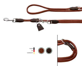 Verst. Führleine Round & Soft Cody dunkelbraun