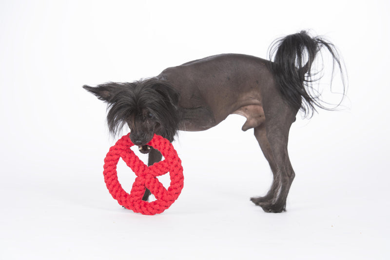 Hundespielzeug Paulchen Peace, Rot