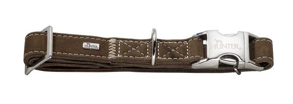 Halsband Hunting Alu-Strong braun