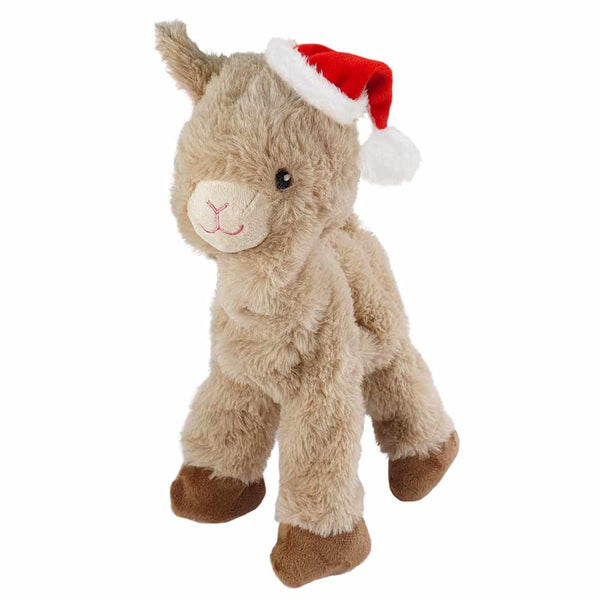 Xmas plush Alpaca with rope inside 30 cm