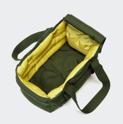 Hundetasche Montreal, Olive-Gelb