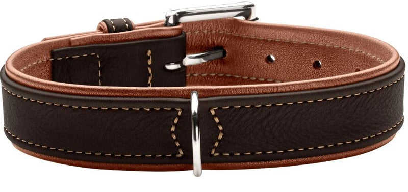 Halsband Canadian UP, Schwarz/Cognac