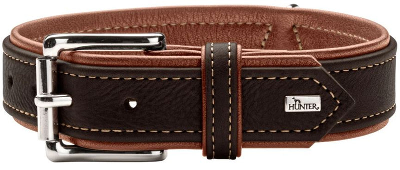 Halsband Canadian UP, Schwarz/Cognac