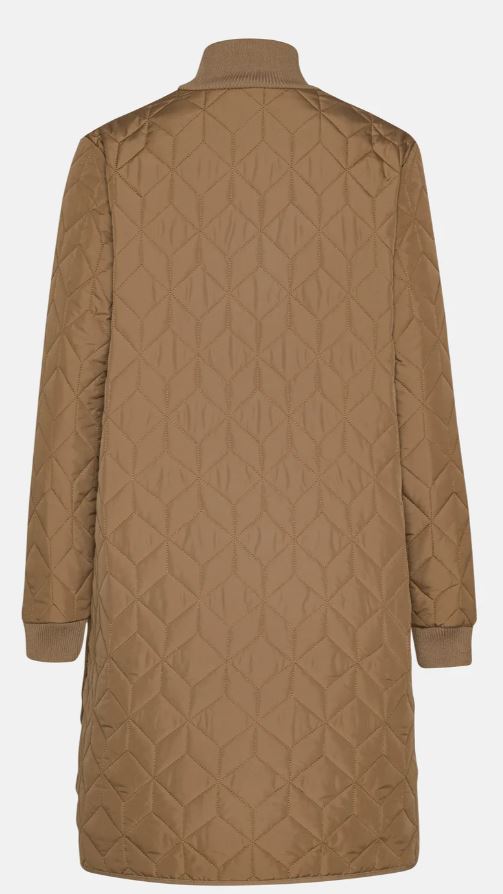 Padded Quilt, Coat Mocca