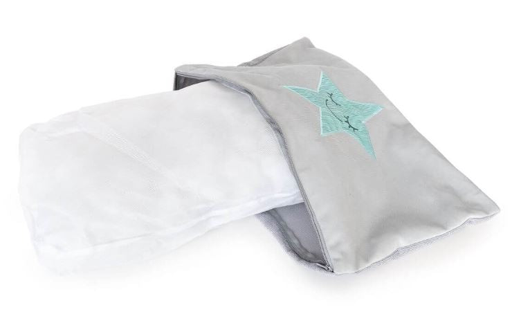 Hundebett Star grau mint