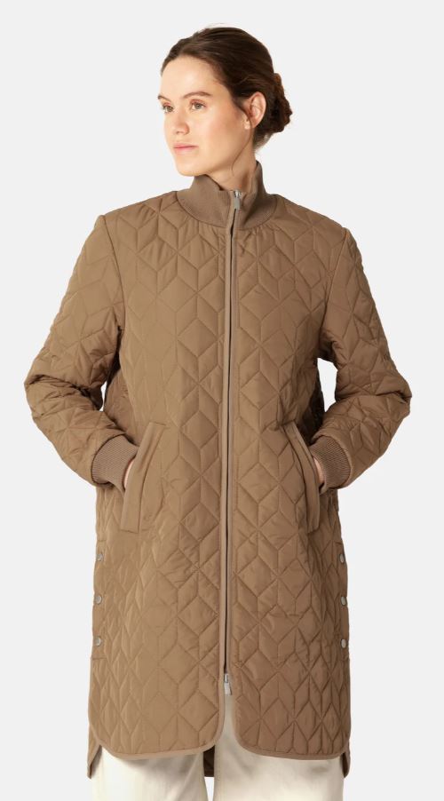 Padded Quilt, Coat Mocca