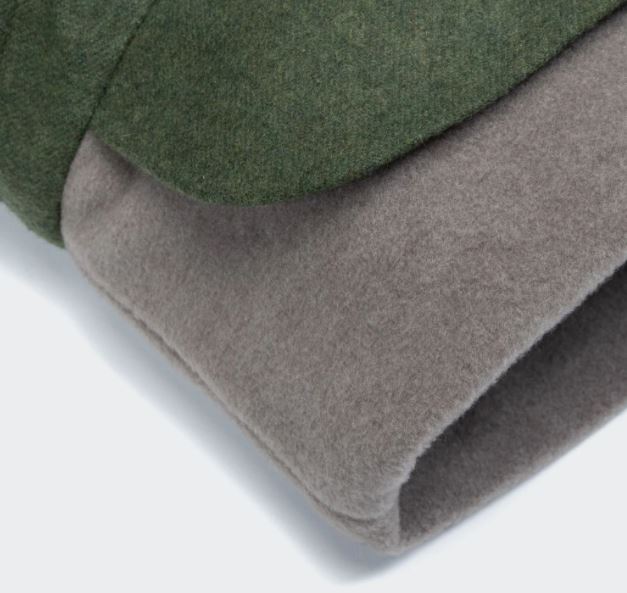 Hundemantel Brooklyn Long, Flanell Fern Green