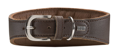 Windhundhalsband Super Soft, dunkelbraun