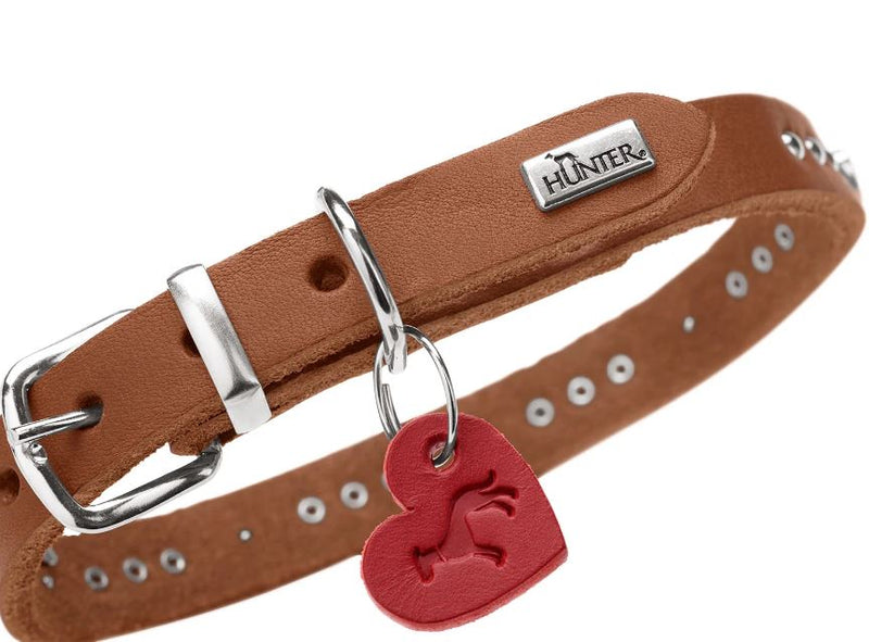 Halsband Aalborg Hearts, Cognac