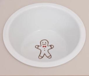 DogBar Porzellan Gingerbreadman