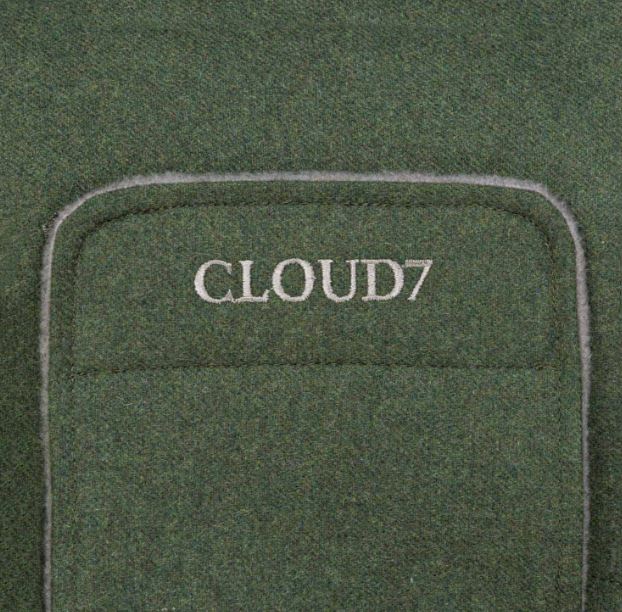 Hundemantel Brooklyn Long, Flanell Fern Green