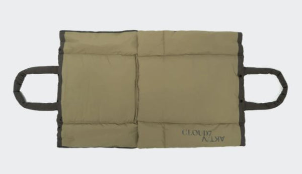 Hundereisebett & tote Bag AKTIV Puffer Dark Grey/Khaki