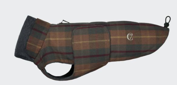 Hundemantel Brooklyn Dackel Waxed Tartan