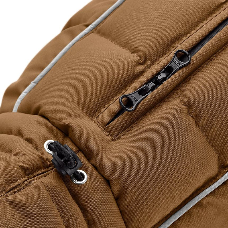 Wintermantel Paxson für Dackel, Karamell