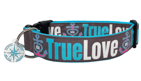 Halsband TRUE LOVE, Türkis