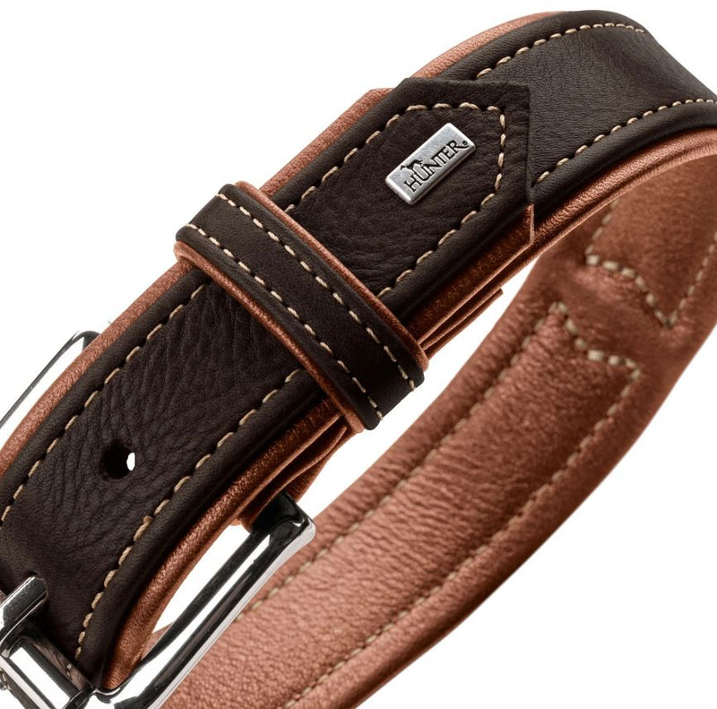 Halsband Canadian UP, Schwarz/Cognac