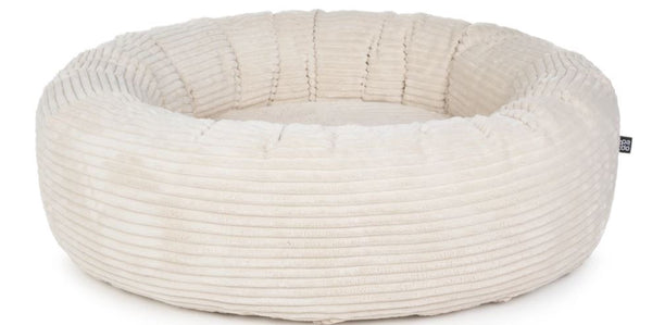 Hundebett Donut, K-Nax, Cord Creme