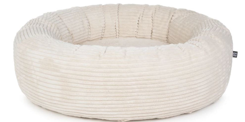 Hundebett Donut, K-Nax, Cord Creme