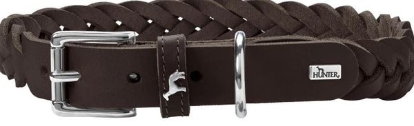 Halsband Solid Education Special, dunkelbraun