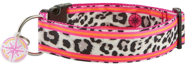 Halsband LEOPARD, Pink