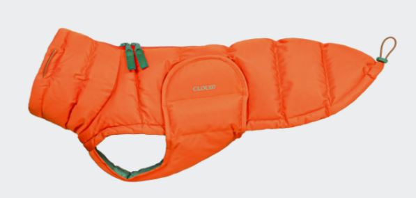 Hundemantel Alaska für Dackel, Burnt Orange