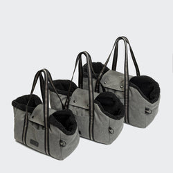 Hundetasche Lucca Canvas Basalt