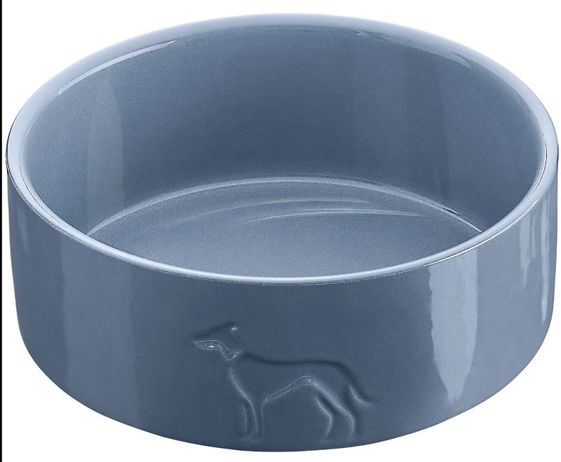 Keramik-Napf Osby, Glazed Taubenblau