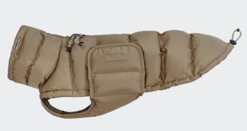 Hundemantel Alaska für Dackel, Sandy Brown