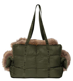 Hundetasche WarmyBag Elegant, Military