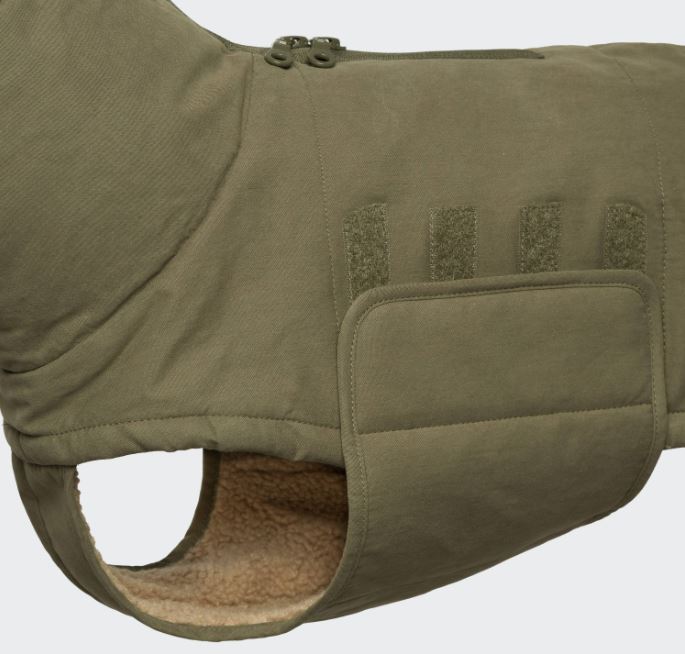 Hundemantel Yukon Teddy Khaki