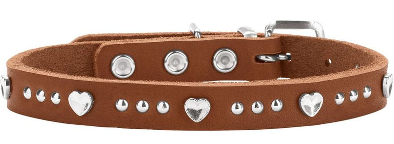 Halsband Aalborg Hearts, Cognac
