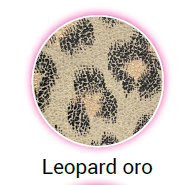 Kordelleine Leopard oro