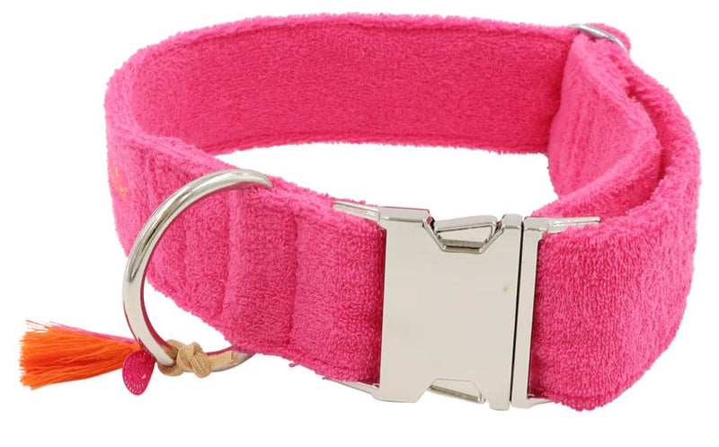 Frotte Halsband Pink