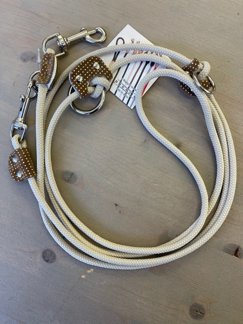 Harness aus leder, Marrone pua