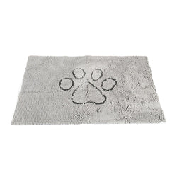 Dirty Dog Doormat Schmutzmatte, Silber