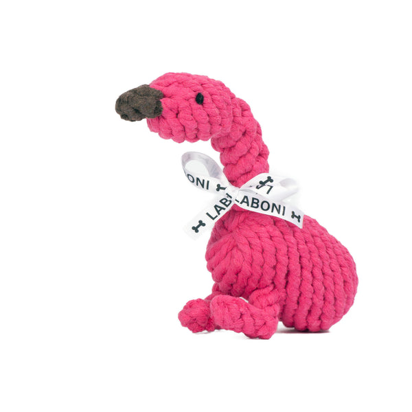 Hundespielzeug Franzi Flamingo