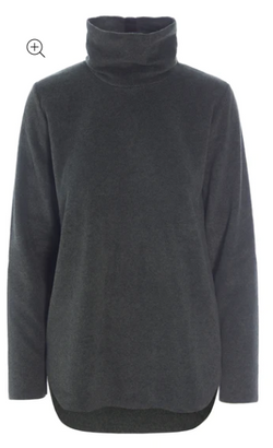 Fleece Pullover, Soft Black