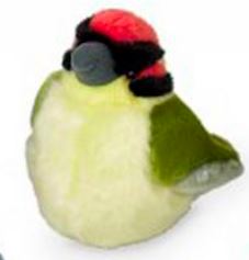 Plüsch-Vogel mit natürlicher Stimme