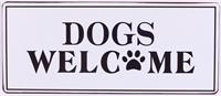 Sign - Dogs welcome