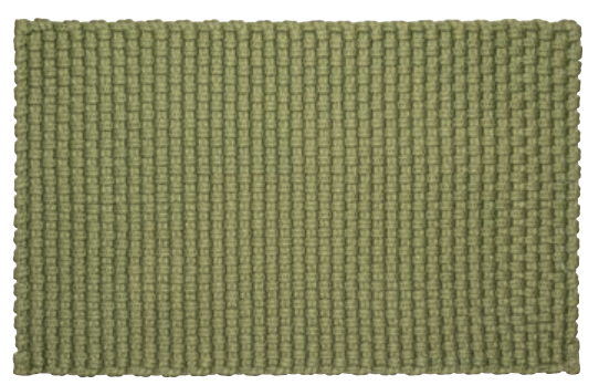 UNI, In- und Outdoor Teppich, Olive 52x72cm