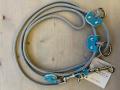 Harness aus Leder Türkis – Bild 5