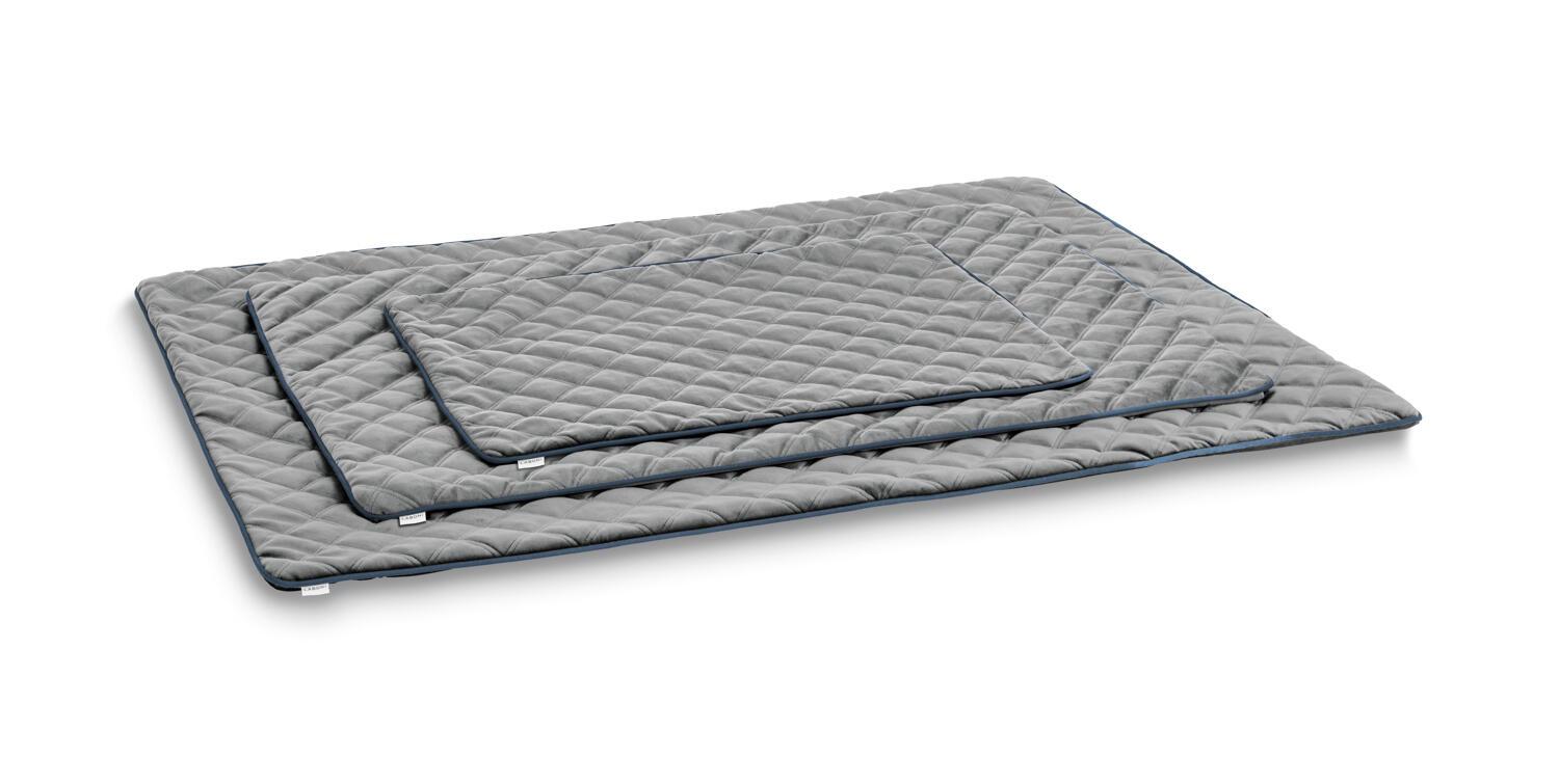 Hundesteppdecke Oxford - Samt Grey