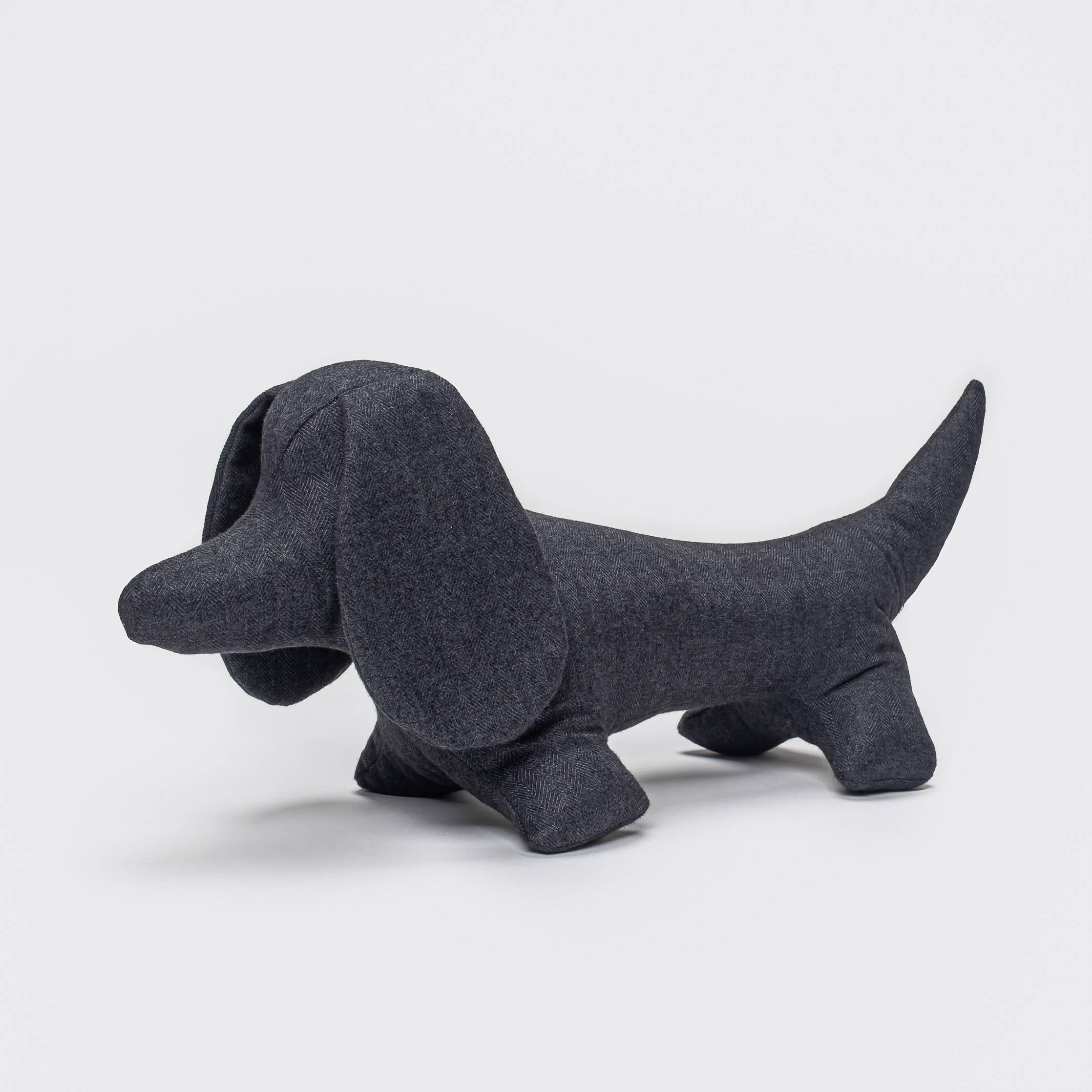 Deko Hund Paul, Fishbone Dark Grey