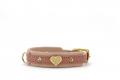 Lederhalsband Ciao Mamma Altrosa – Bild 2