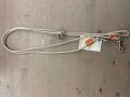 Leine Tau und Leder Beige/Orange – Bild 3