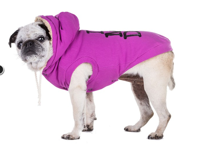 Silicon Hoodie gefüttert Pink