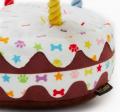 Happy Birthday Cake aus Plüsch mit Seilkerzen – Bild 3