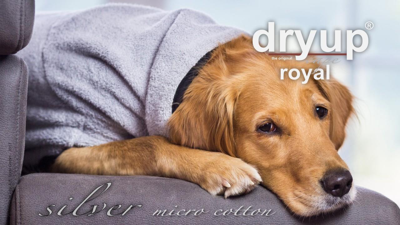 Hundebademantel Dryup Cape Royal Silver