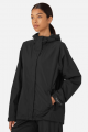 Regenjacke kurz, wasserfest, Schwarz – Bild 3